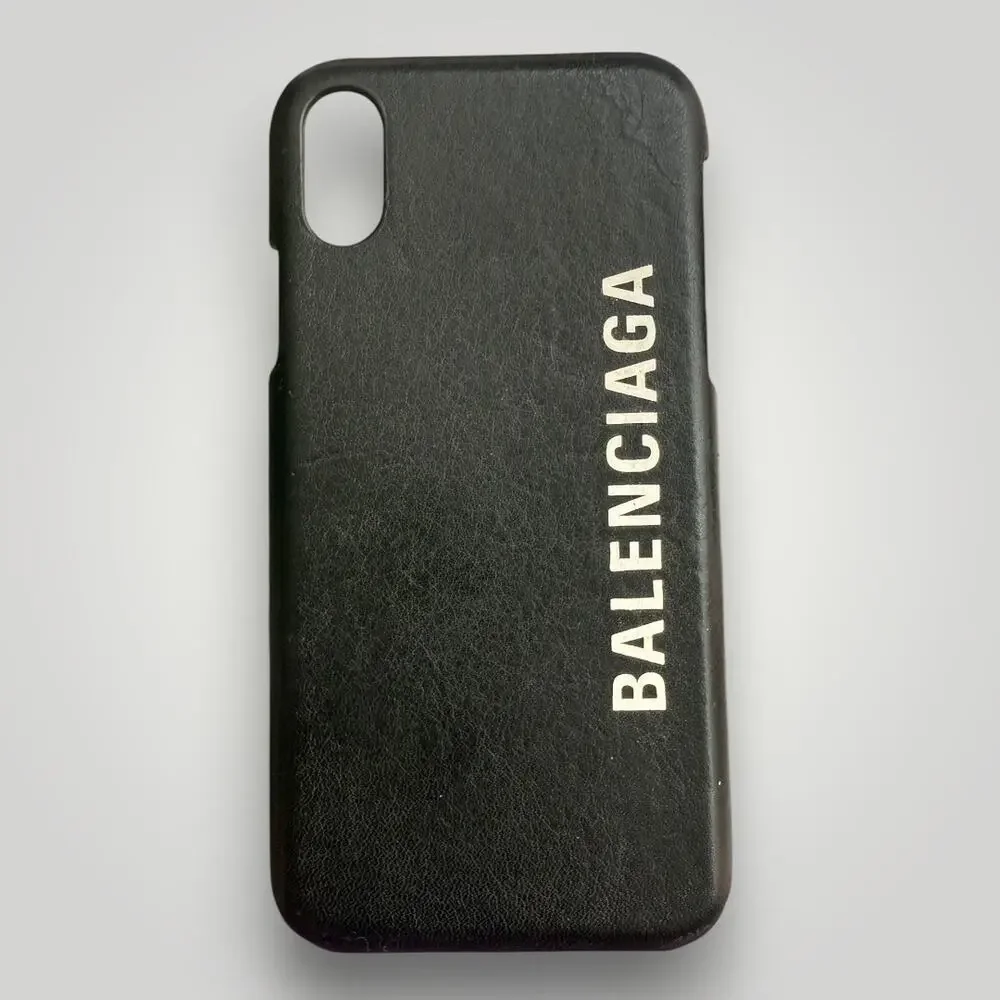 Balenciaga Black iPhone Case Likely Fits iPhone X - XS Designer Cover